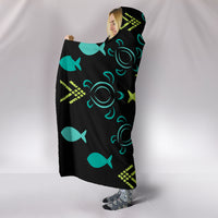 Ultimate Turtles and Fish Hooded Blanket