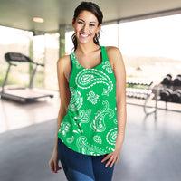 Women's Racerback Tank - Green