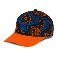 Classic Cap 3 Black Orange Cobalt Orange Bill