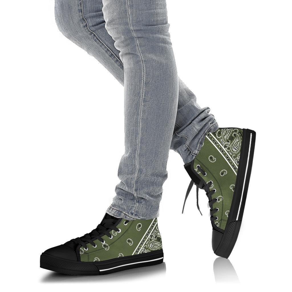 High Tops - Army Green OG Bandana