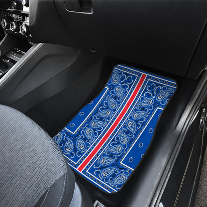 Dual Cobalt OG Bandana  Redline Car Mats