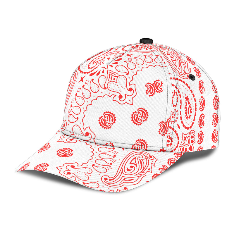 Classic Cap - 2-  Red and White