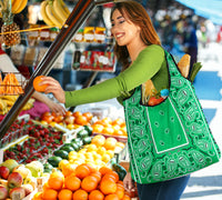 Grocery Bags - Green OG Bandana 3 Pack