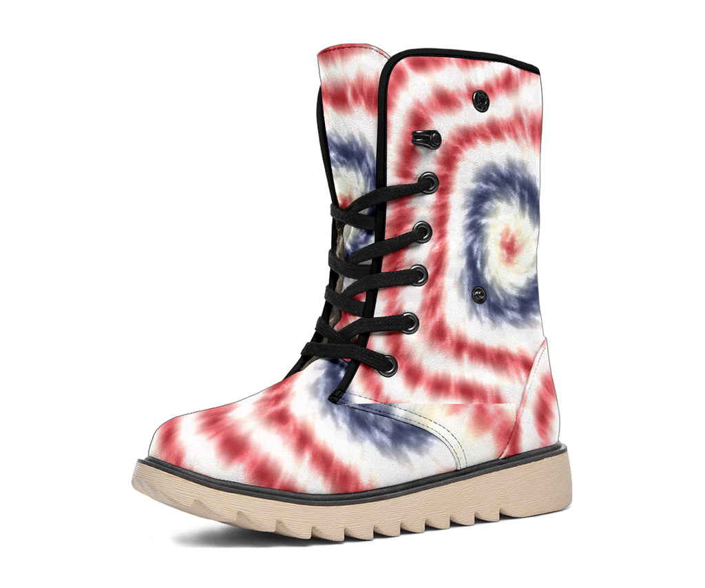 Women's Winter Boots - Tye Dye RWBlue