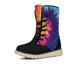 Women's Winter Boots - Tye Dye Black Toe