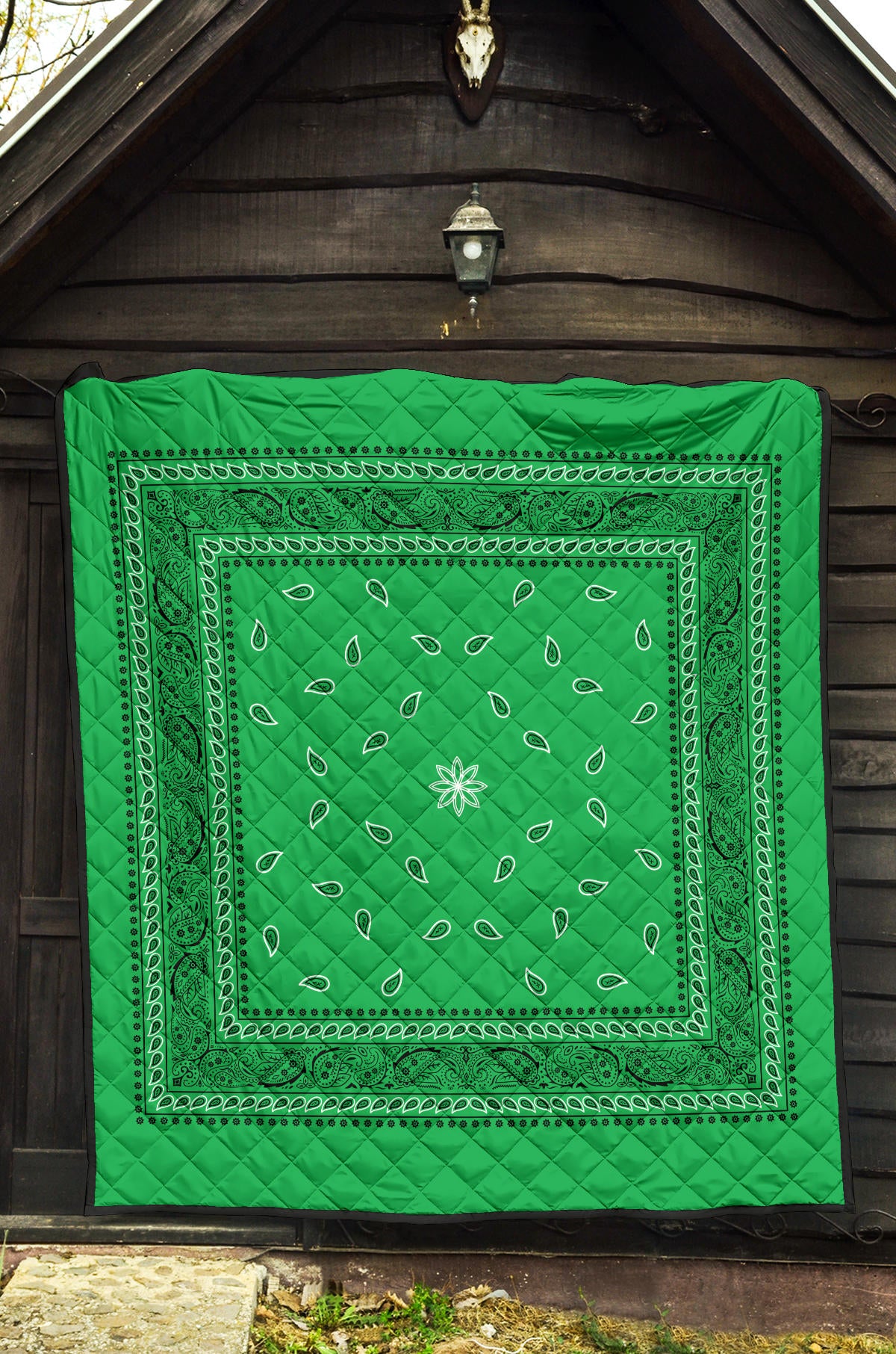 Quilt 4 Green Bandana Quilt