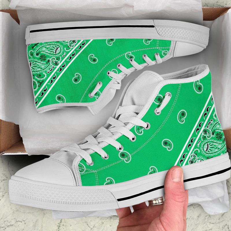 High Tops - Green OG Bandana