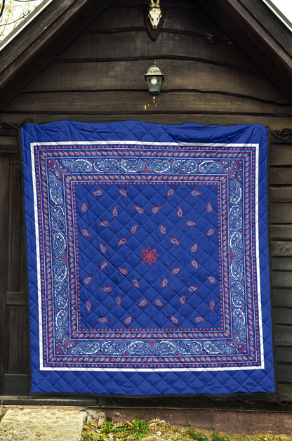 Quilt 4 Red White Blue Bandana Quilt