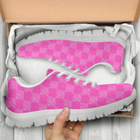 Low Top Sneaker - Pink CheckerBoard