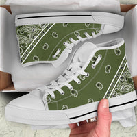 High Tops - Army Green OG Bandana