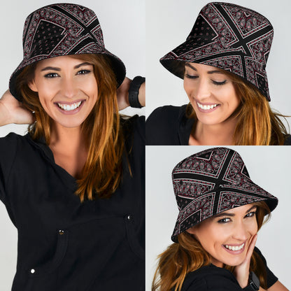 Wicked Black Bandana Bucket Hat