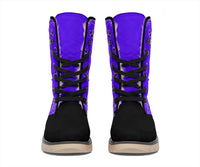 Women's Winter Boots - Purple and Black