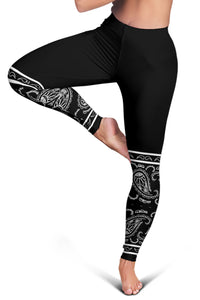 Women's Leggings - Black and White