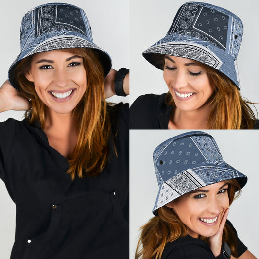 blue bandana hat