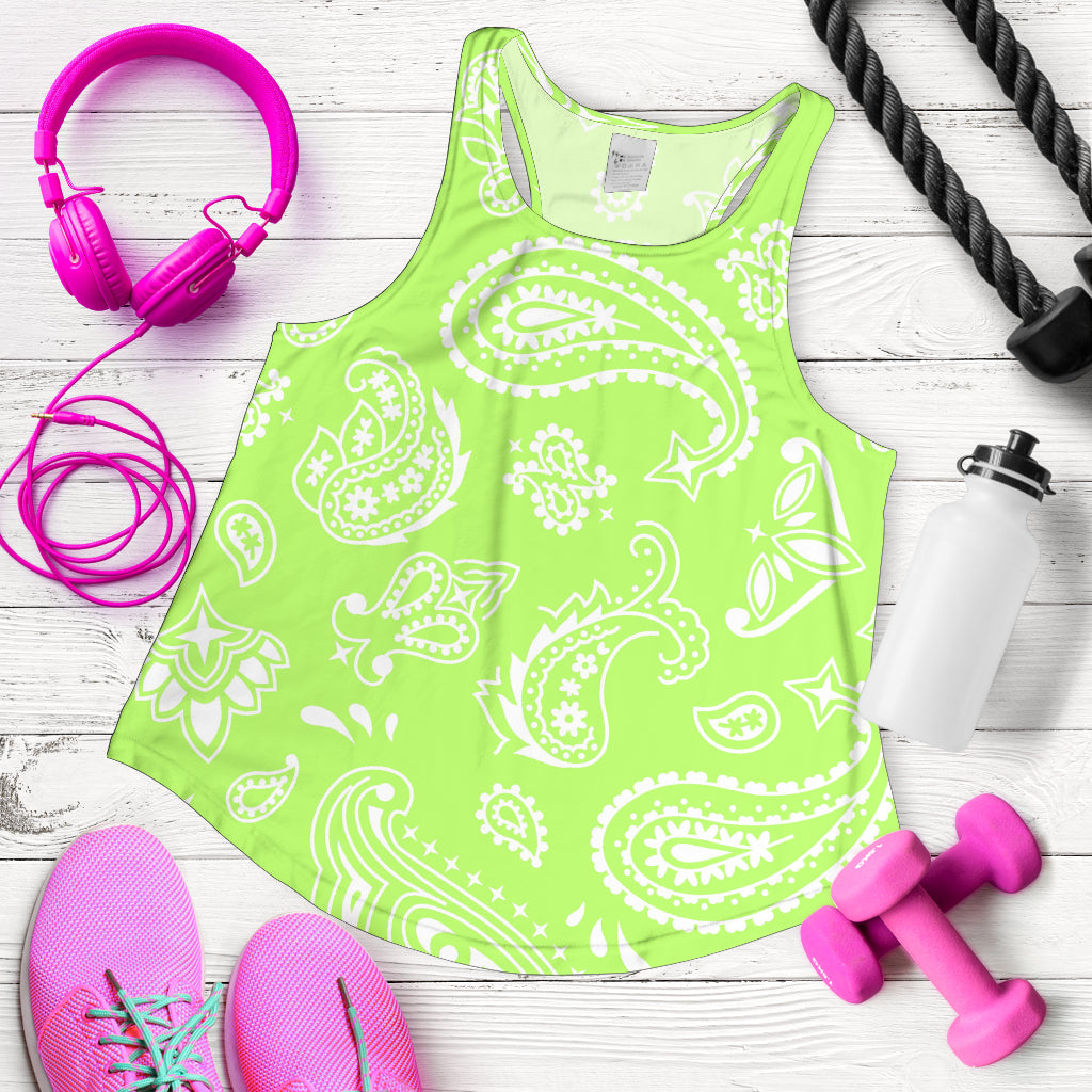 Women's Racerback Tank - Lime