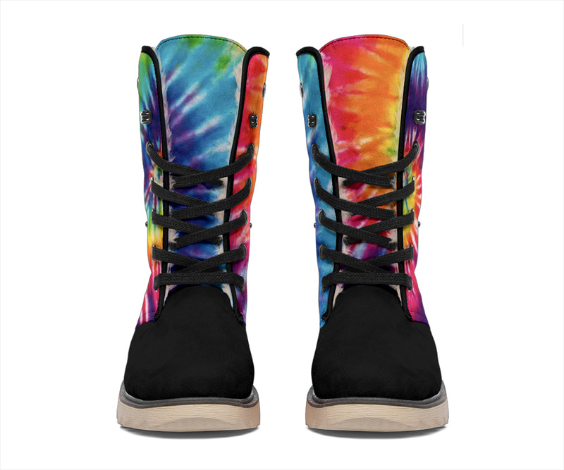 Women's Winter Boots - Tye Dye Black Toe