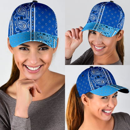 Classic Cap - Blue Bandana Style V3