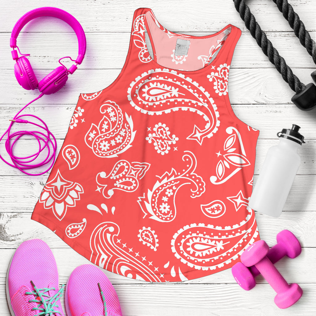 Women's Racerback Tank - Coral