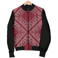 Men's Maroon X Bomber Jacket 2