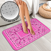 Bathroom Set - Bright Pink Bandana 3 Pieces