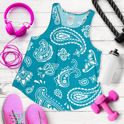 Women's Racerback Tank - Teal