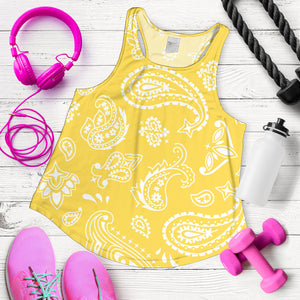 Women's Racerback Tank - Yellow