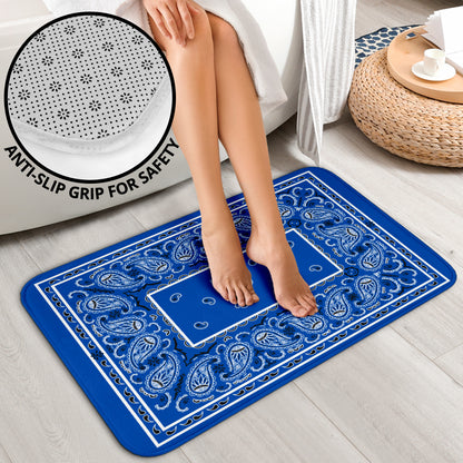 Bathroom Set - OG Blue Bandana 3 Pieces