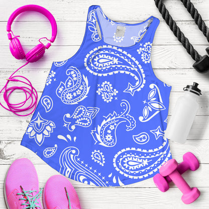 Women's Racerback Tank - Royal Blue
