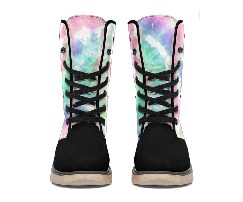 Women's Winter Boots - Pink Pastel w Black Toes