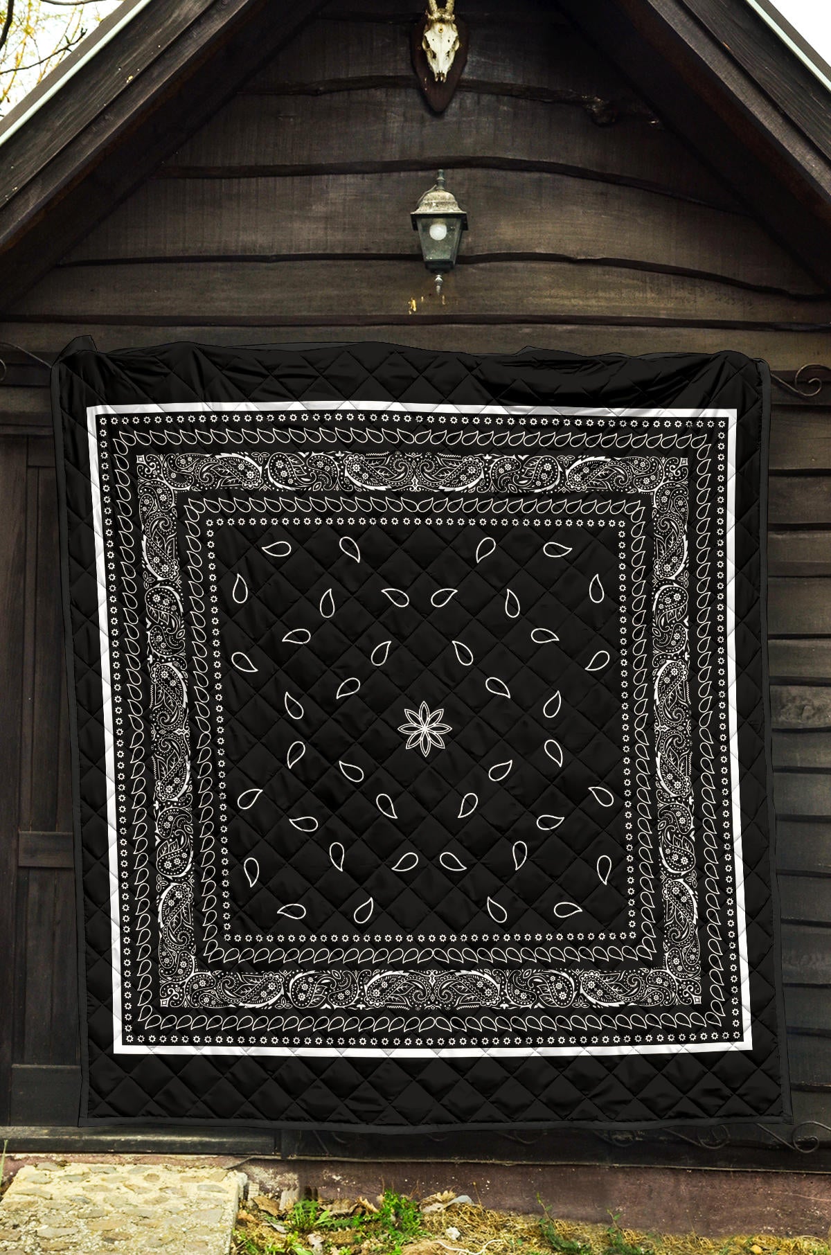 Quilt 4 Black White Bandana Quilt