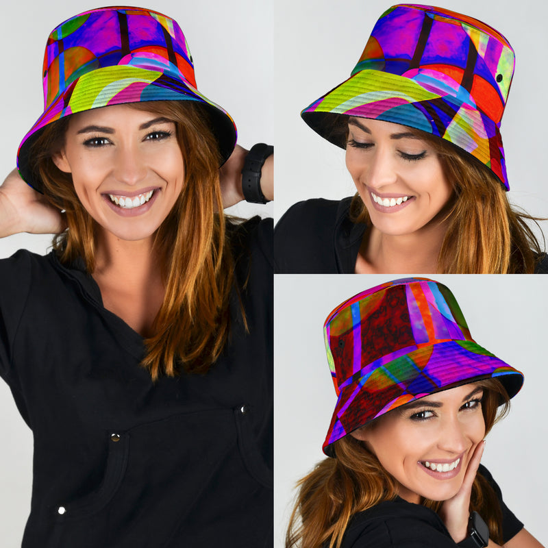 colorful bucket hat