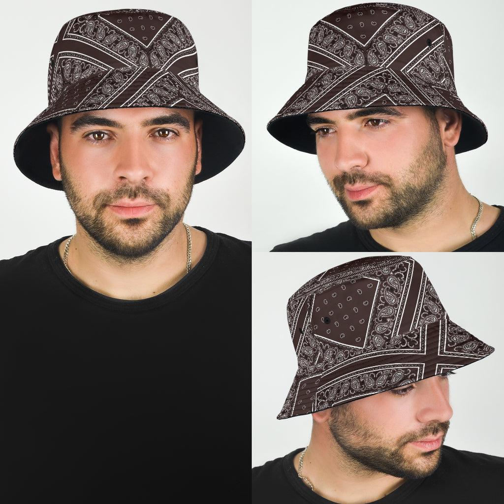 brown hat