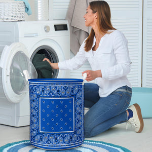 Laundry Hamper - Blue Original Bandana