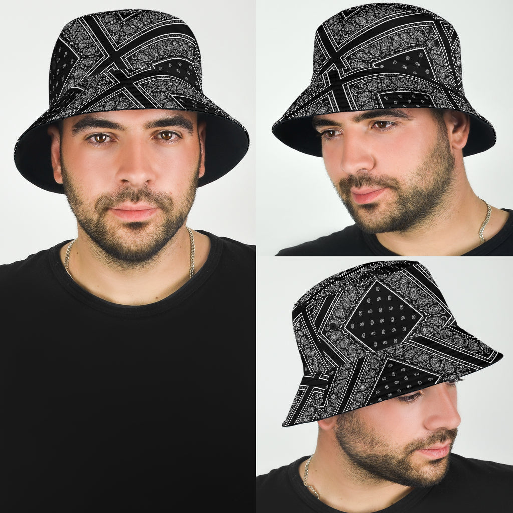 black bandana hat