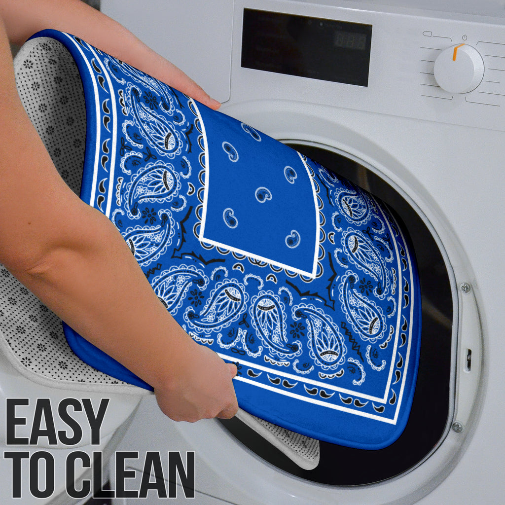 Bathroom Set - OG Blue Bandana 3 Pieces