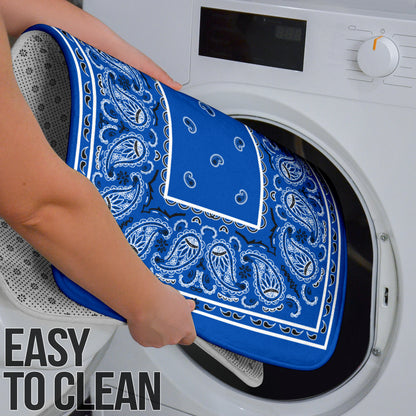 Bathroom Set - OG Blue Bandana 3 Pieces