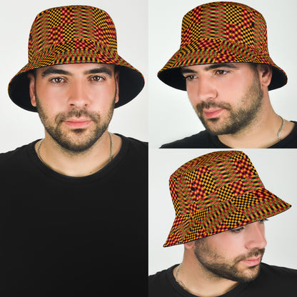 Kente Cloth Style Bucket Hat