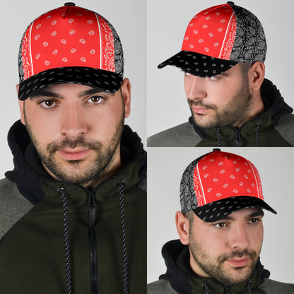 Classic Cap - Black Red and White