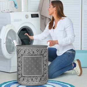 Laundry Hamper - Gray Original Bandana