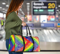 Rainbow ZigZag Bandana Travel Bag