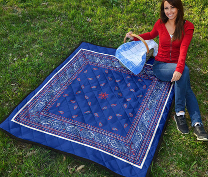 Quilt 4 Red White Blue Bandana Quilt