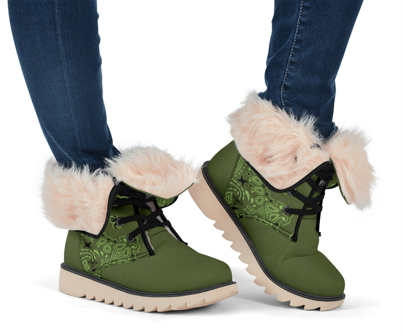 Women's Winter Boots - B3 Army Green