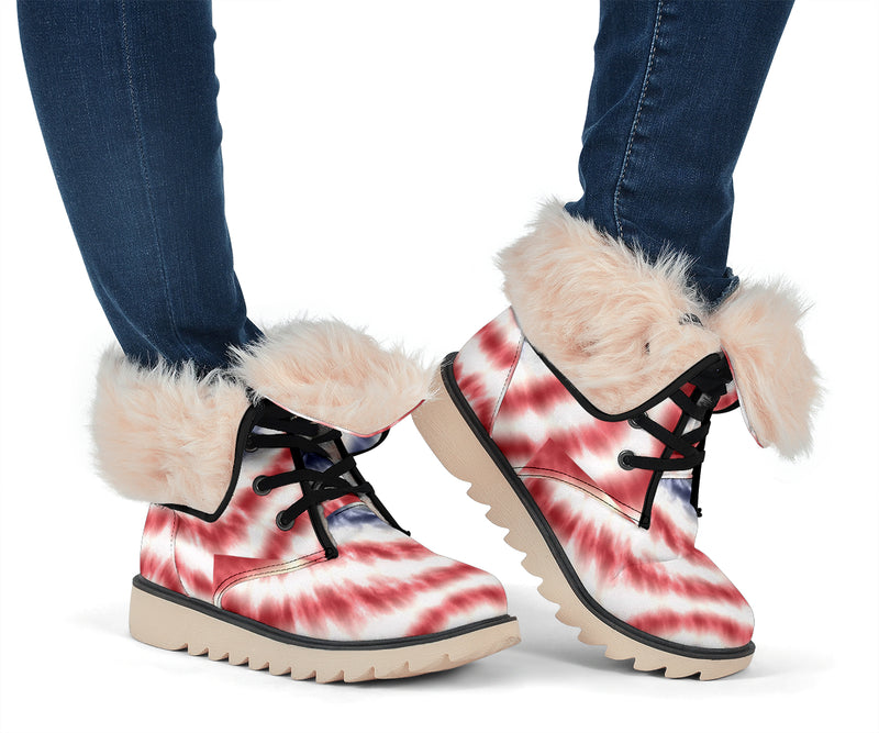 Women's Winter Boots - Tye Dye RWBlue