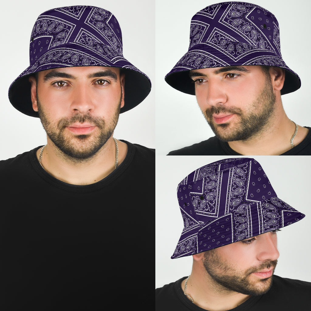 purple bucket hat