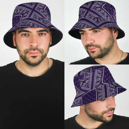 purple bucket hat