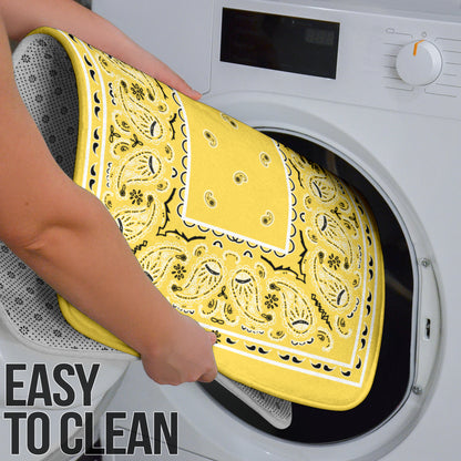 Bathroom Set - Classic Yellow Bandana