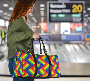 Rainbow Zig Zag Bag Travel Bag