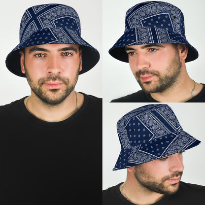 blue bandana hat