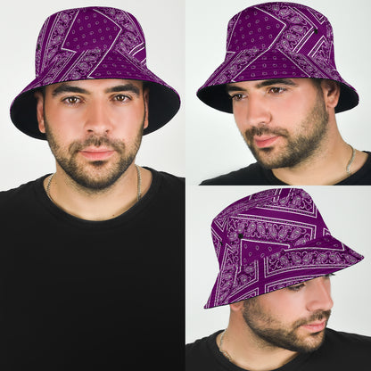 Wild Plum Bandana Bucket Hat
