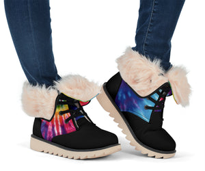 Women's Winter Boots - Tye Dye Black Toe